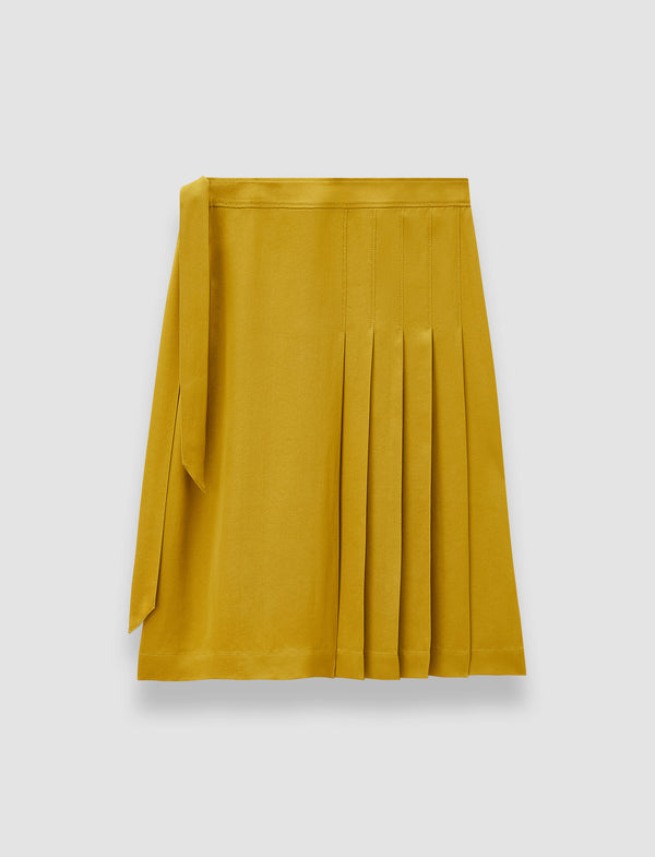 joseph Jeanne Light Crepe Skirt Amber