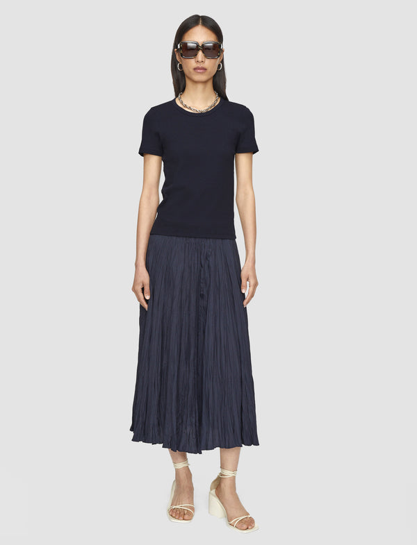 Joseph Jersey Rib T-Shirt Navy