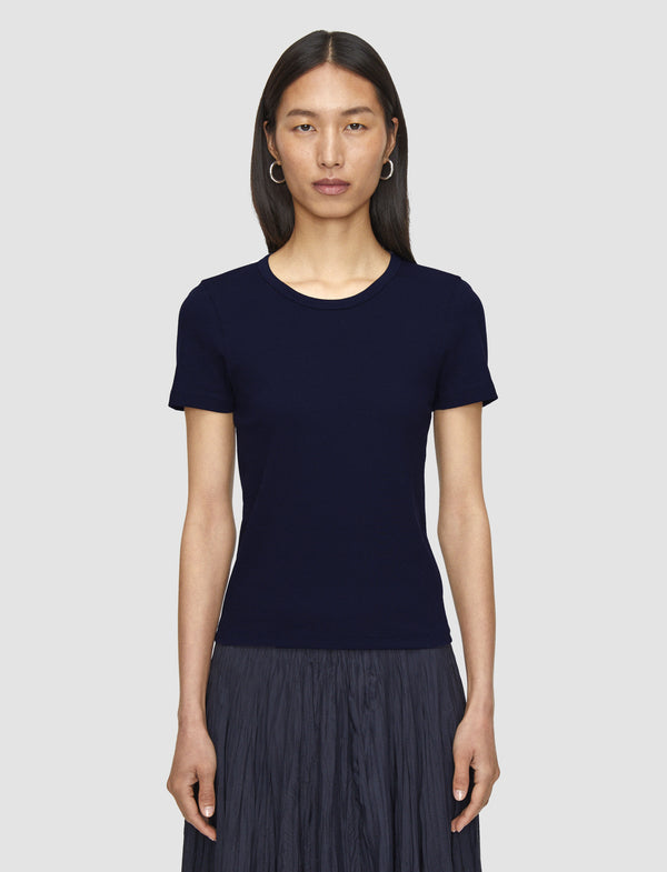 Joseph Jersey Rib T-Shirt Navy