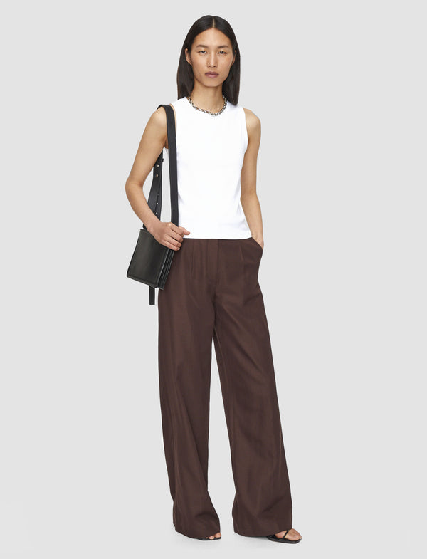 Joseph Jersey Rib Tank Top Off White