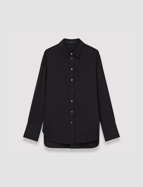 joseph Joe Silk Crepe de Chine Blouse Black