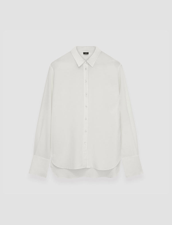 joseph Joe Silk Crepe de Chine Blouse Ivory
