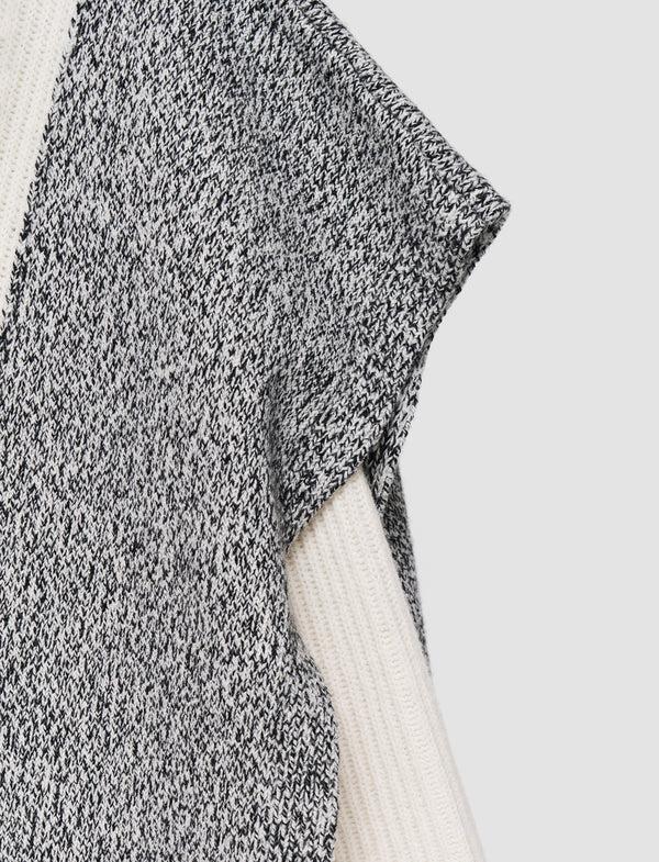 Joseph Joseph Bold Stripes Poncho Ivory/Black