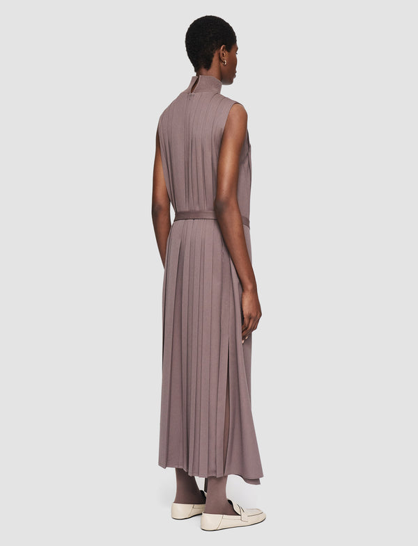 Joseph Joseph Plissé Folie Dress Carob