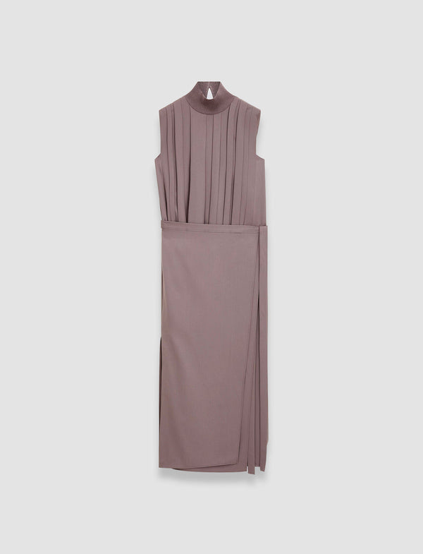 joseph Joseph Plissé Folie Dress Carob
