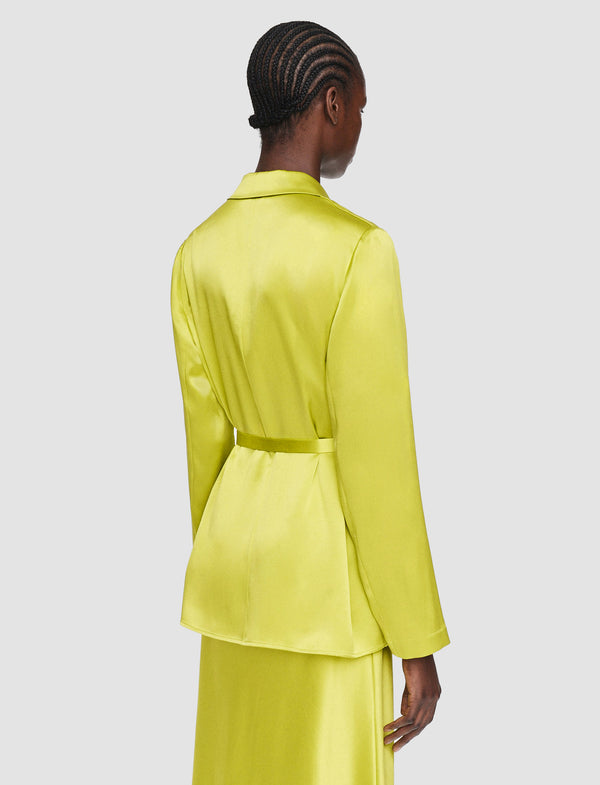 Joseph Joubert Silk Satin Jacket Ginkgo