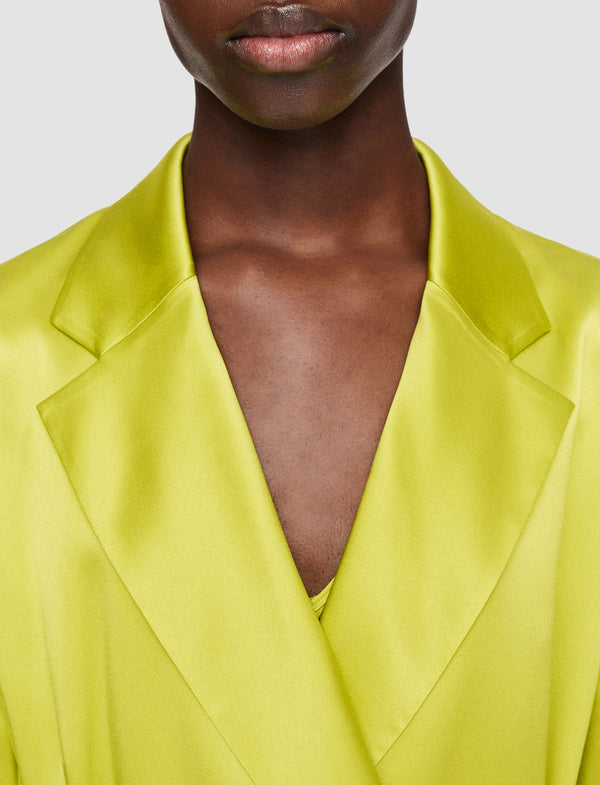 Joseph Joubert Silk Satin Jacket Ginkgo