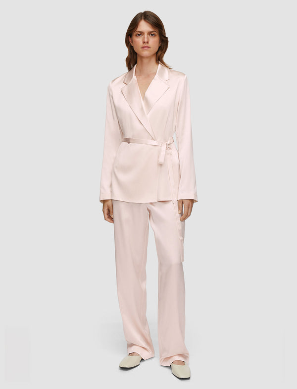 Joseph Joubert Silk Satin Jacket Rose