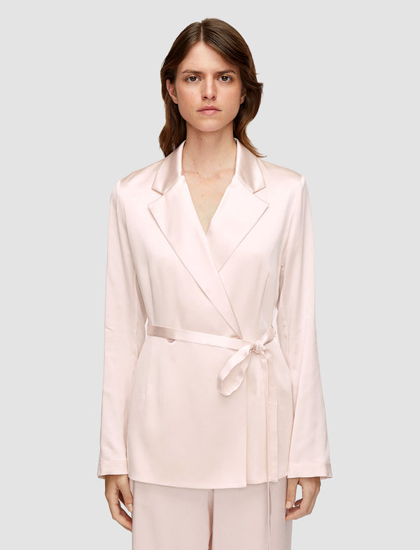 Joseph Joubert Silk Satin Jacket Rose