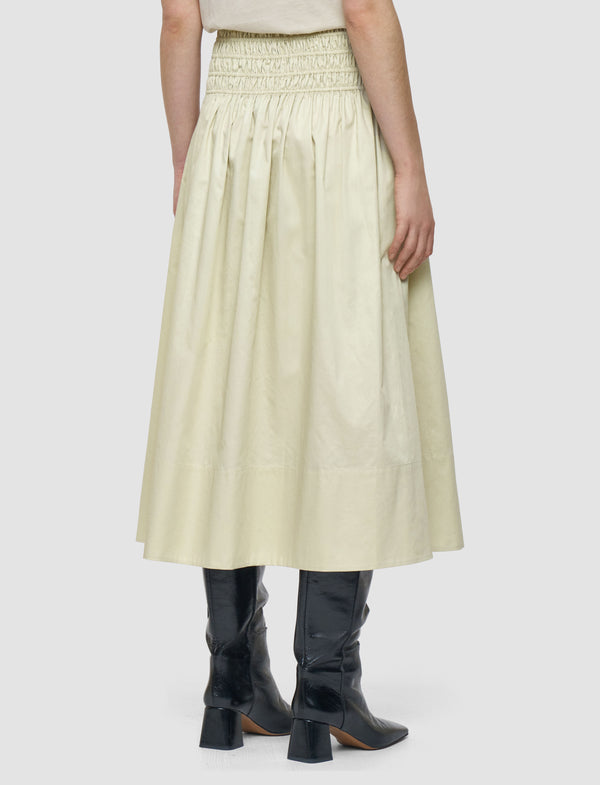 Joseph Leonie Cotton Sateen Skirt Affogato