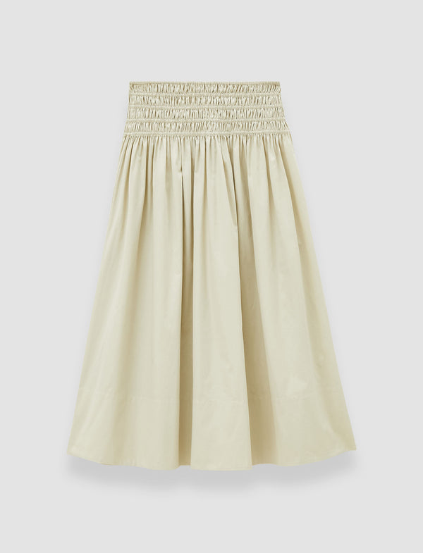 joseph Leonie Cotton Sateen Skirt Affogato