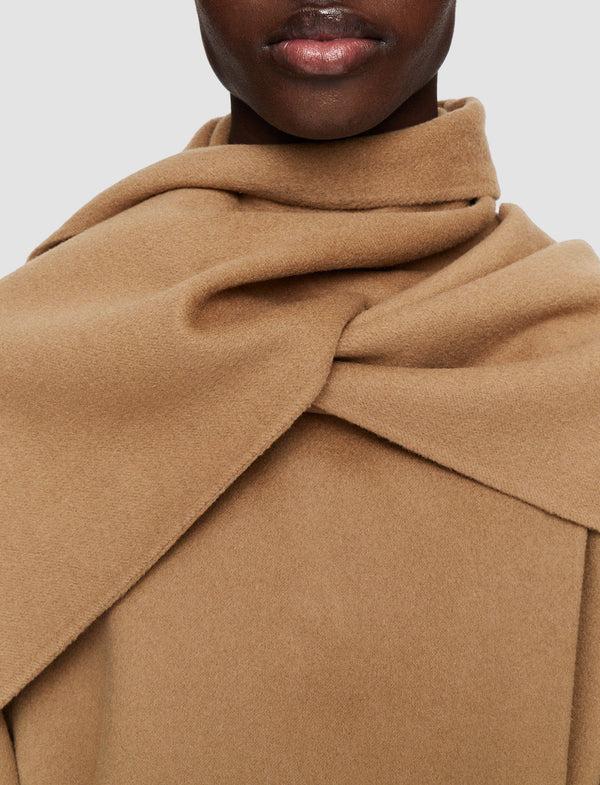 Joseph Light Double Face Lepage Scarf Coat Oak