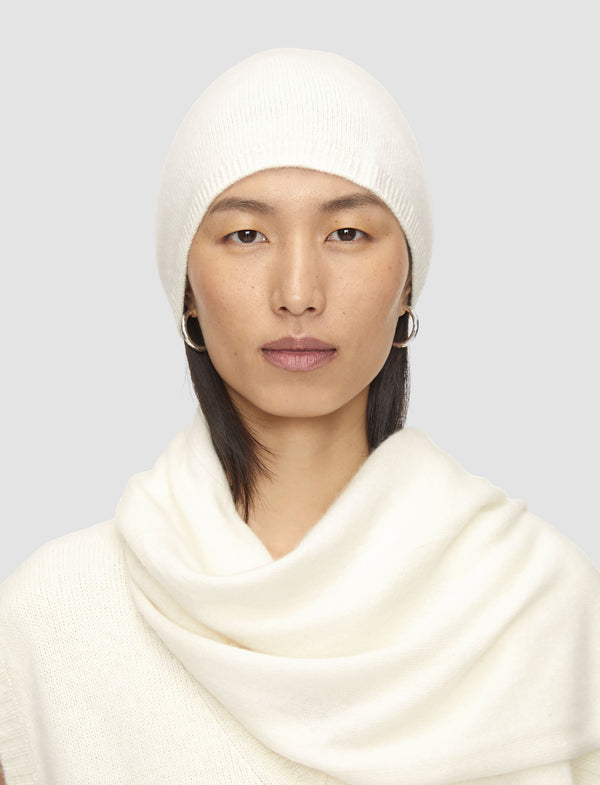 Joseph Light Pure Cashmere Hat Ivory