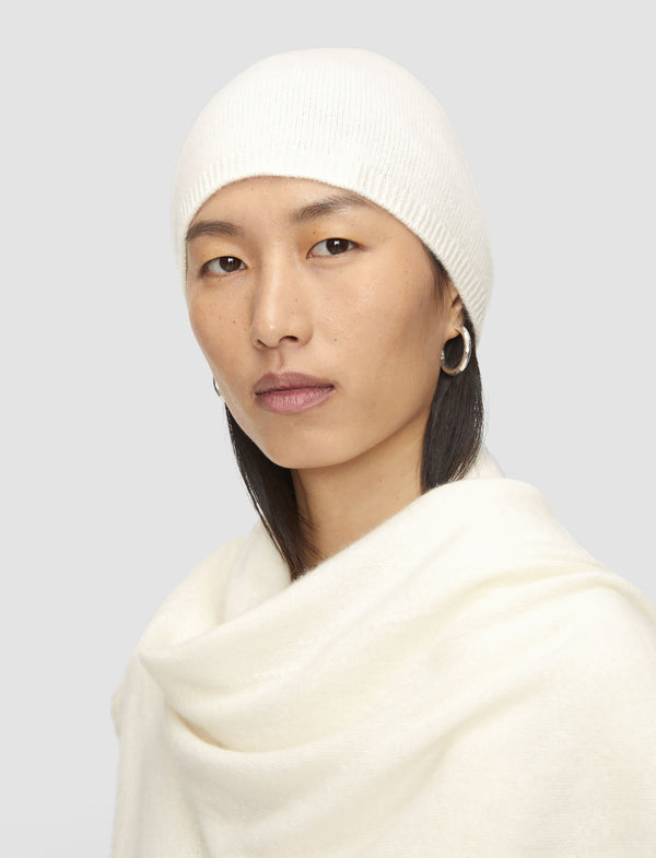Joseph Light Pure Cashmere Hat Ivory