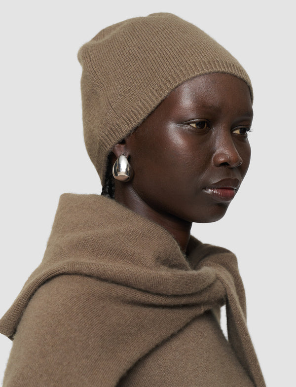 Joseph Light Pure Cashmere Hat Mushroom