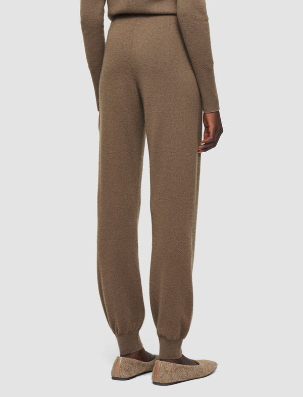 Joseph Light Pure Cashmere Joggers Mushroom