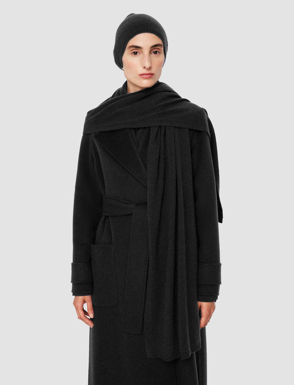 Joseph Light Pure Cashmere Scarf Black