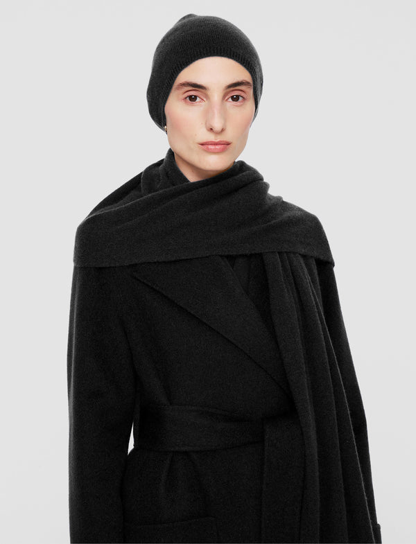 Joseph Light Pure Cashmere Scarf Black