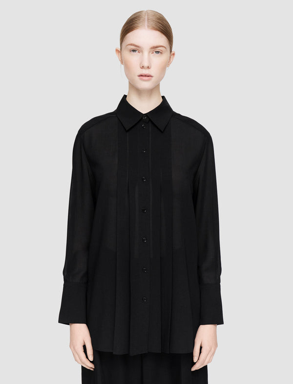 Joseph Light Voile Lili Blouse Black