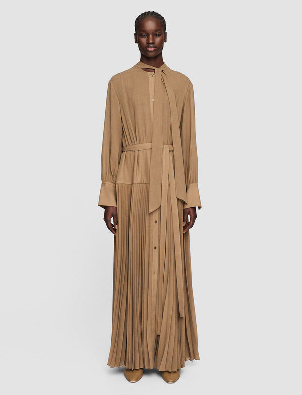 Joseph Light Voile Lisa Dress Oak