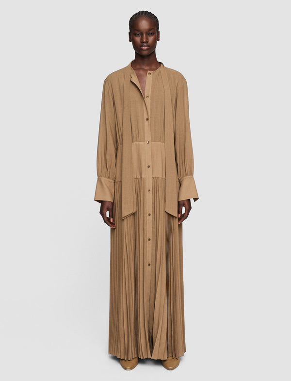 Joseph Light Voile Lisa Dress Oak