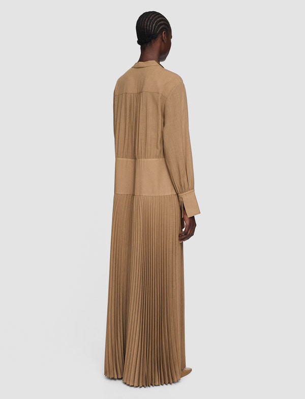 Joseph Light Voile Lisa Dress Oak