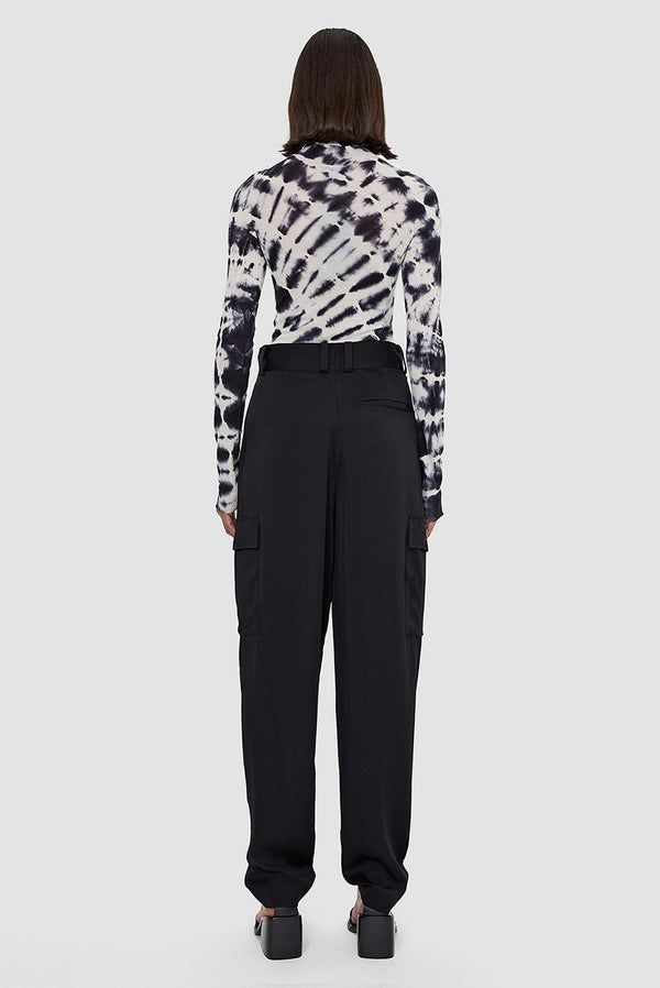 Joseph Lightweight Viscose Treveris Trousers Black