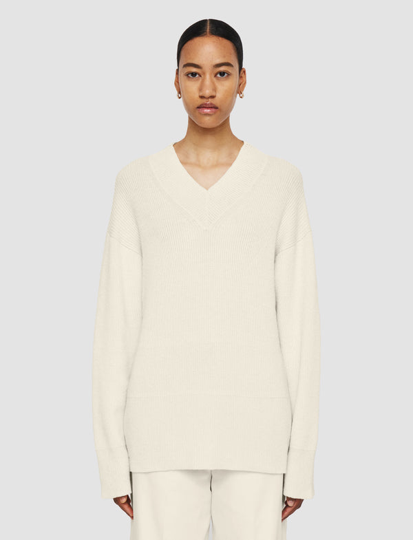Joseph Linen Blend Knit Jumper Ivory