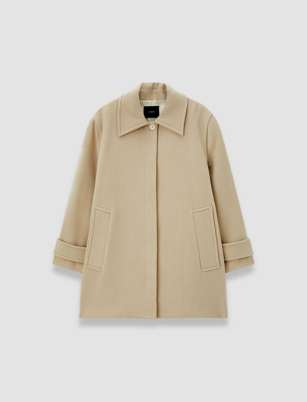 joseph Loti Soft Wool Cashmere Coat Affogato