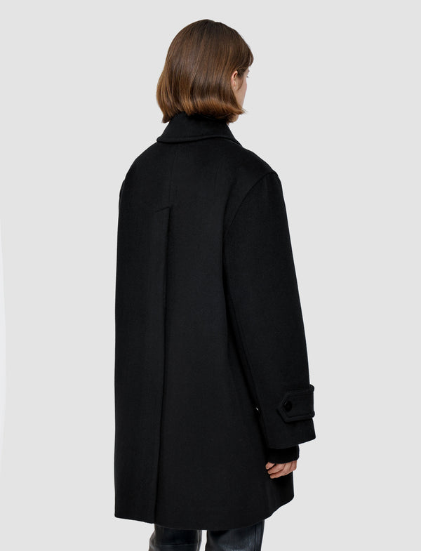 Joseph Loti Soft Wool Cashmere Coat Black