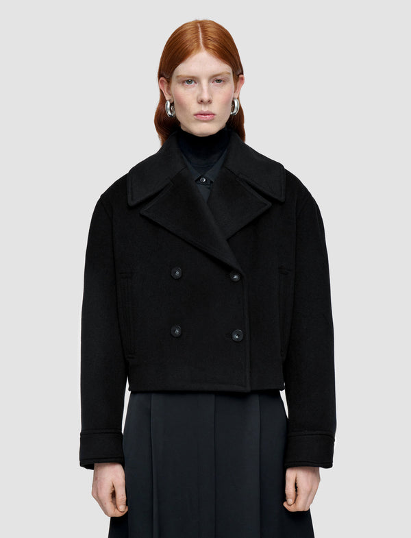 Joseph Luc Soft Wool Cashmere Jacket Black