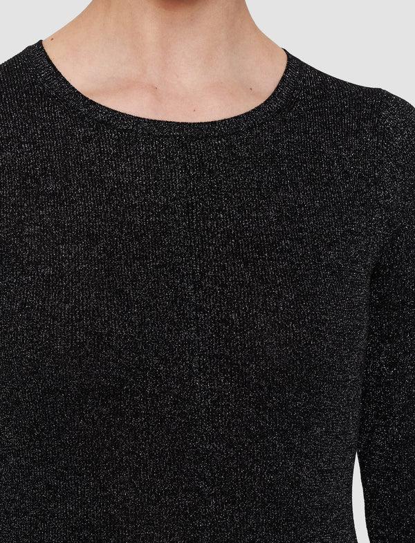 Joseph Lurex Knit Dress Black
