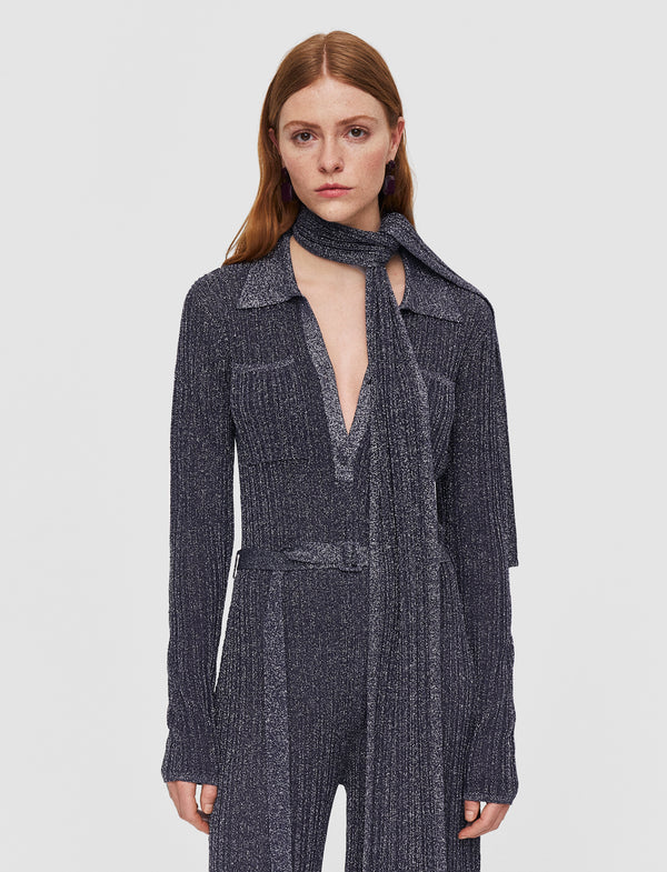 Joseph Lurex Knit Scarf Aurora