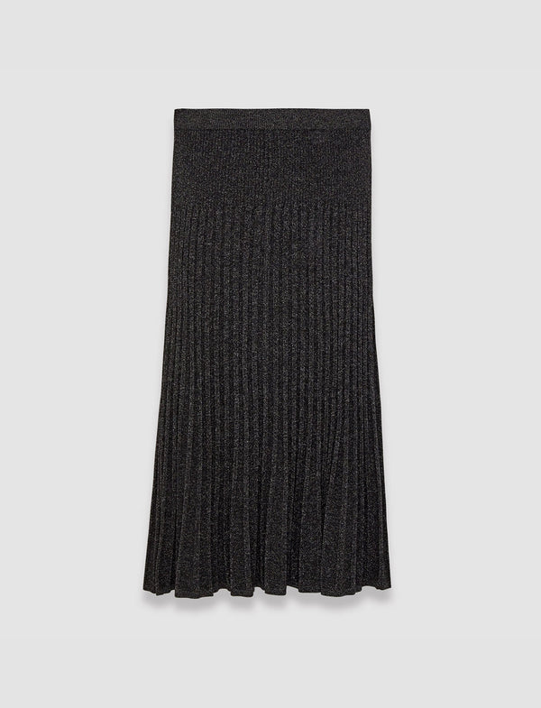 joseph Lurex Knit Skirt Black