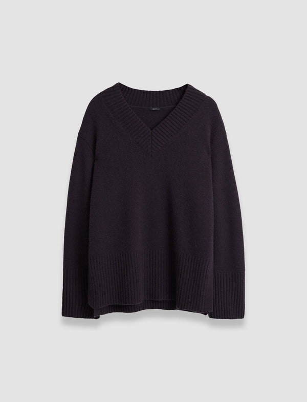joseph Luxe Cashmere V Neck Jumper Aurora