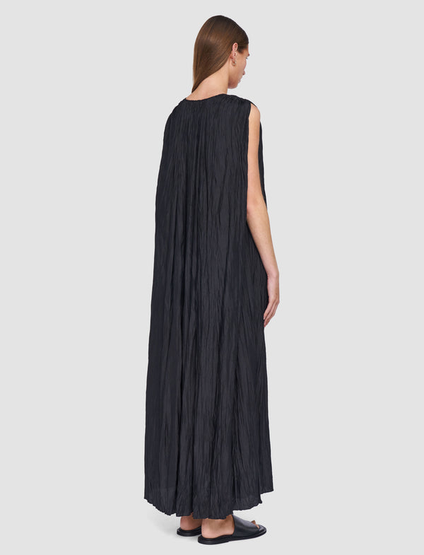 Joseph Martini Habotai Silk Dress Black