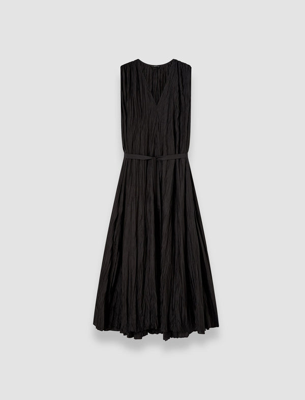 joseph Martini Habotai Silk Dress Black