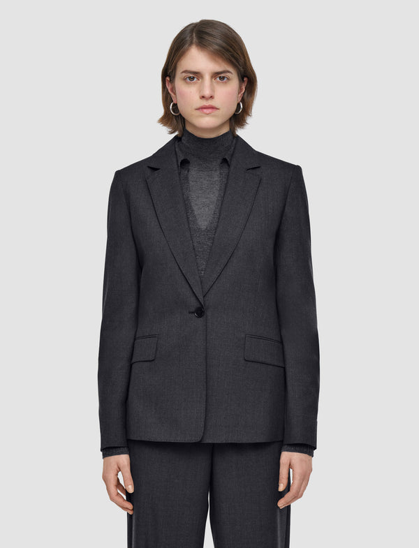 Joseph Marty Light Wool Tailoring Jacket Smoke