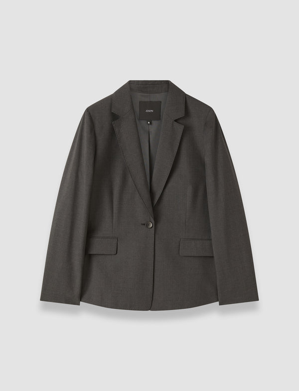 joseph Marty Light Wool Tailoring Jacket Smoke