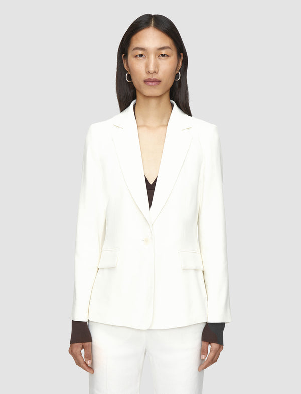 Joseph Marty Linen Stretch Jacket Ivory