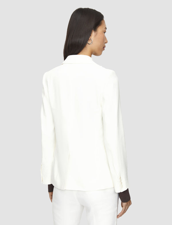 Joseph Marty Linen Stretch Jacket Ivory