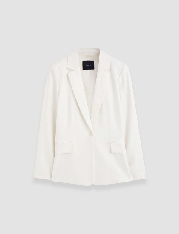joseph Marty Linen Stretch Jacket Ivory