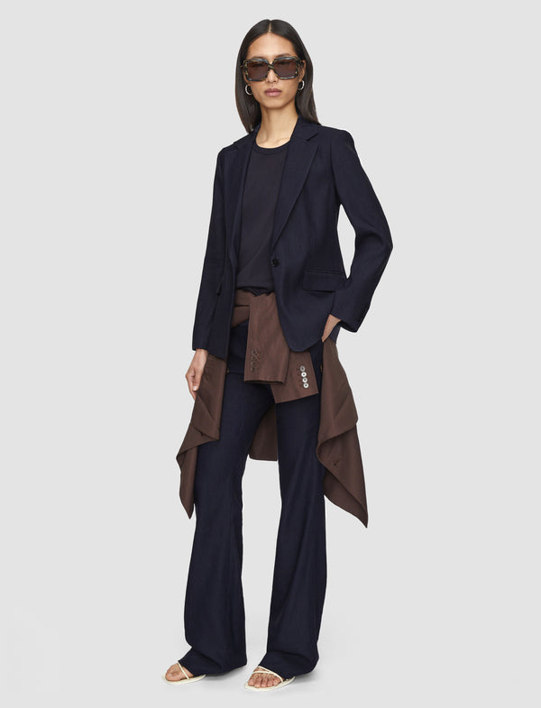 Joseph Marty Linen Stretch Jacket Navy