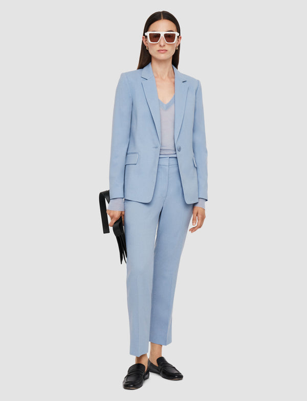 Joseph Marty Tailoring Crepe Jacket Faded Sky