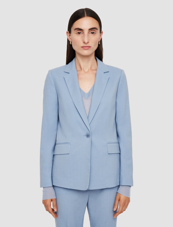 Joseph Marty Tailoring Crepe Jacket Faded Sky