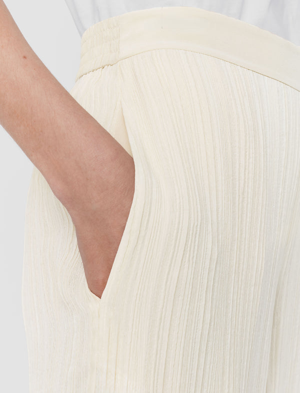 Joseph Mawn Pleat Jacquard Trousers Seashell