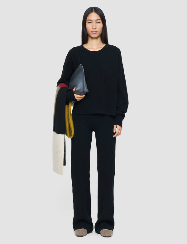 Joseph Merino Wool Lounge Trousers Smoke Combo