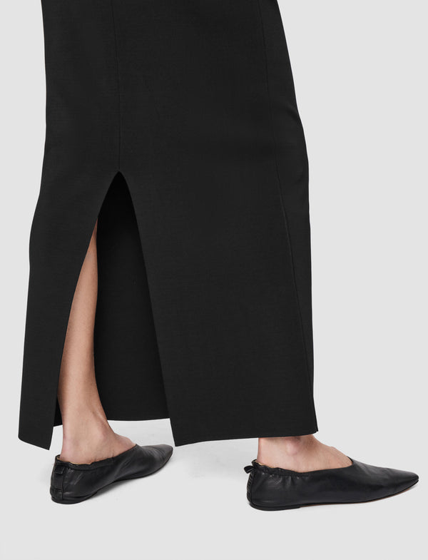 Joseph Milano Knit Stretch Skirt Black