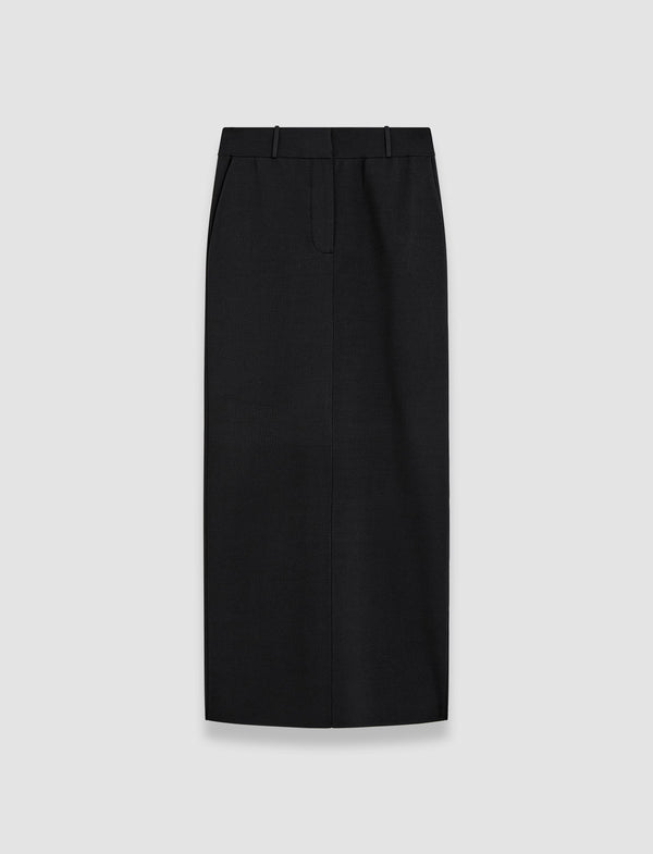 joseph Milano Knit Stretch Skirt Black