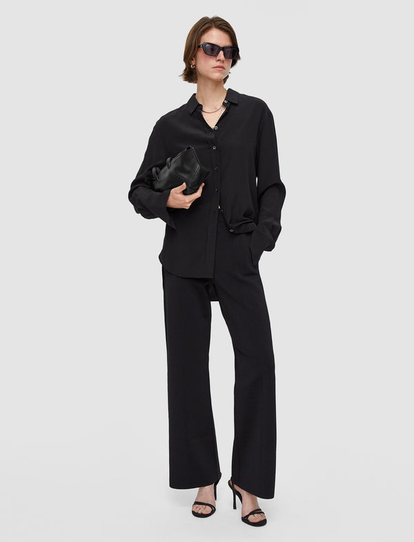 Joseph Milano Knit Stretch Trousers Black